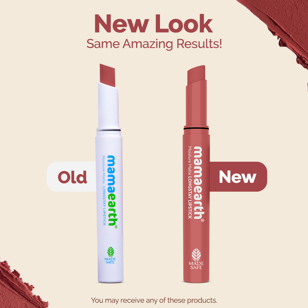 Mamaearth Moisture Matte Longstay Lipstick / 01 Carnation Nude 2 gm