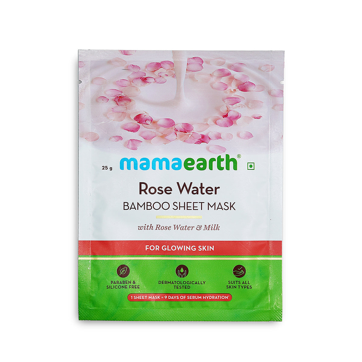 rose water sheet mask