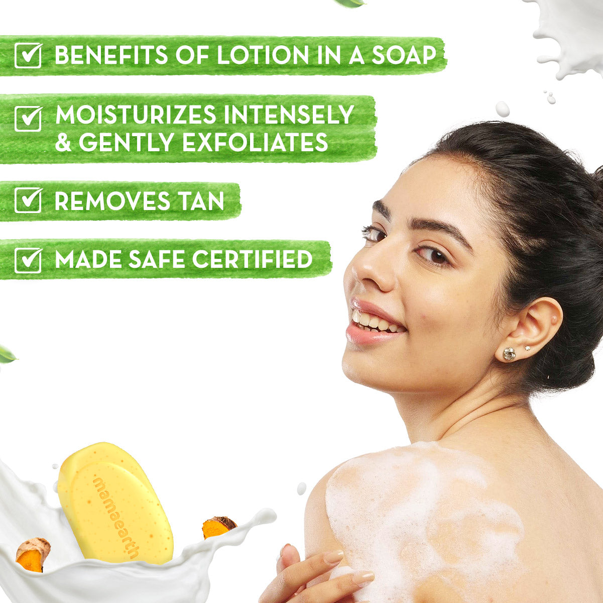 Ubtan Moisturizing Lotion Soap Pack of 4 x 4