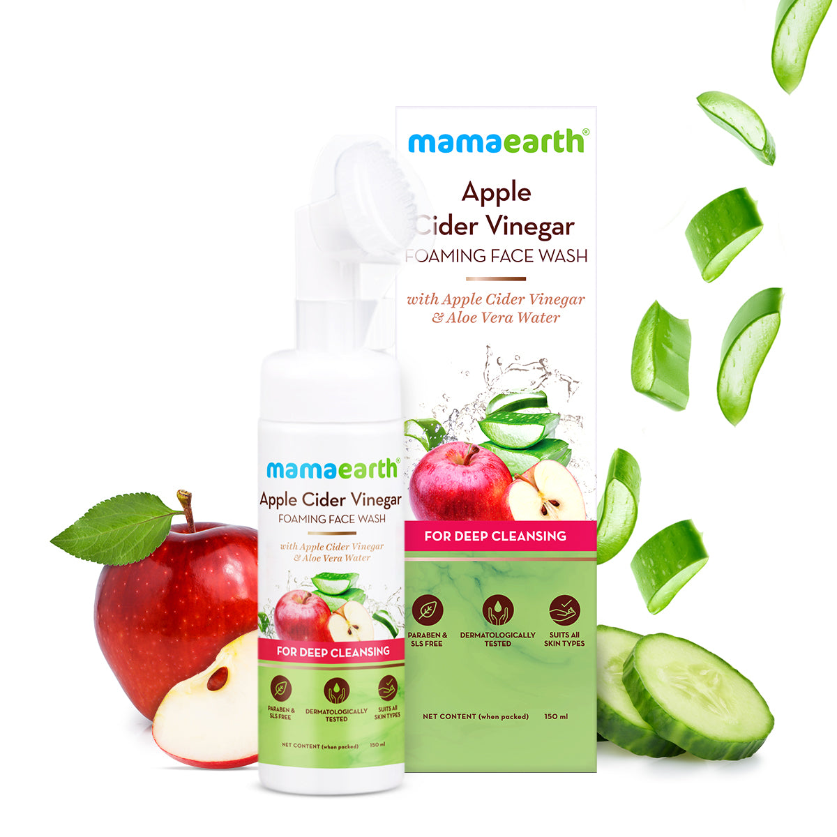 mamaearth Apple Cider Vinegar Foaming Facewash