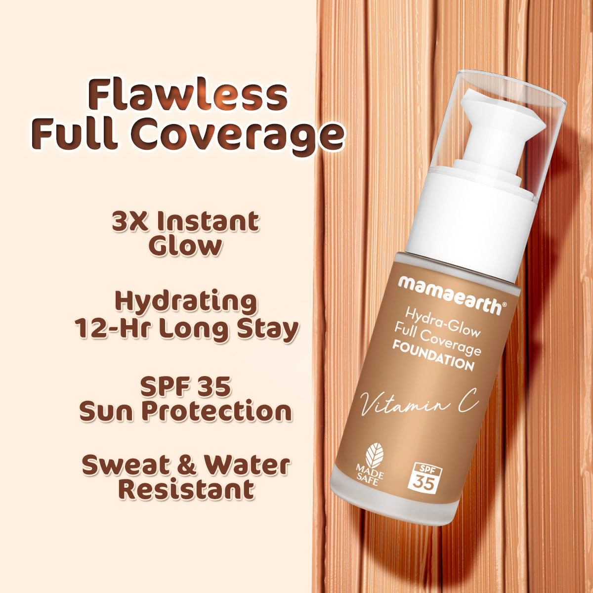 Hydra-Glow Full Coverage Foundation 03 Nude Glow