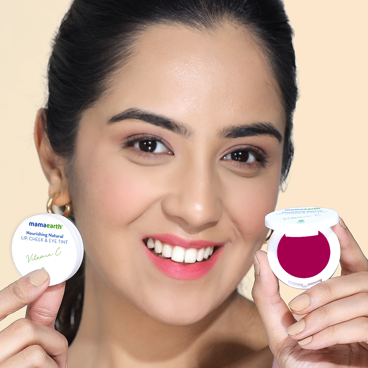 Nourishing Natural Lip Cheek & Eye Tint - 03 Rose Pink