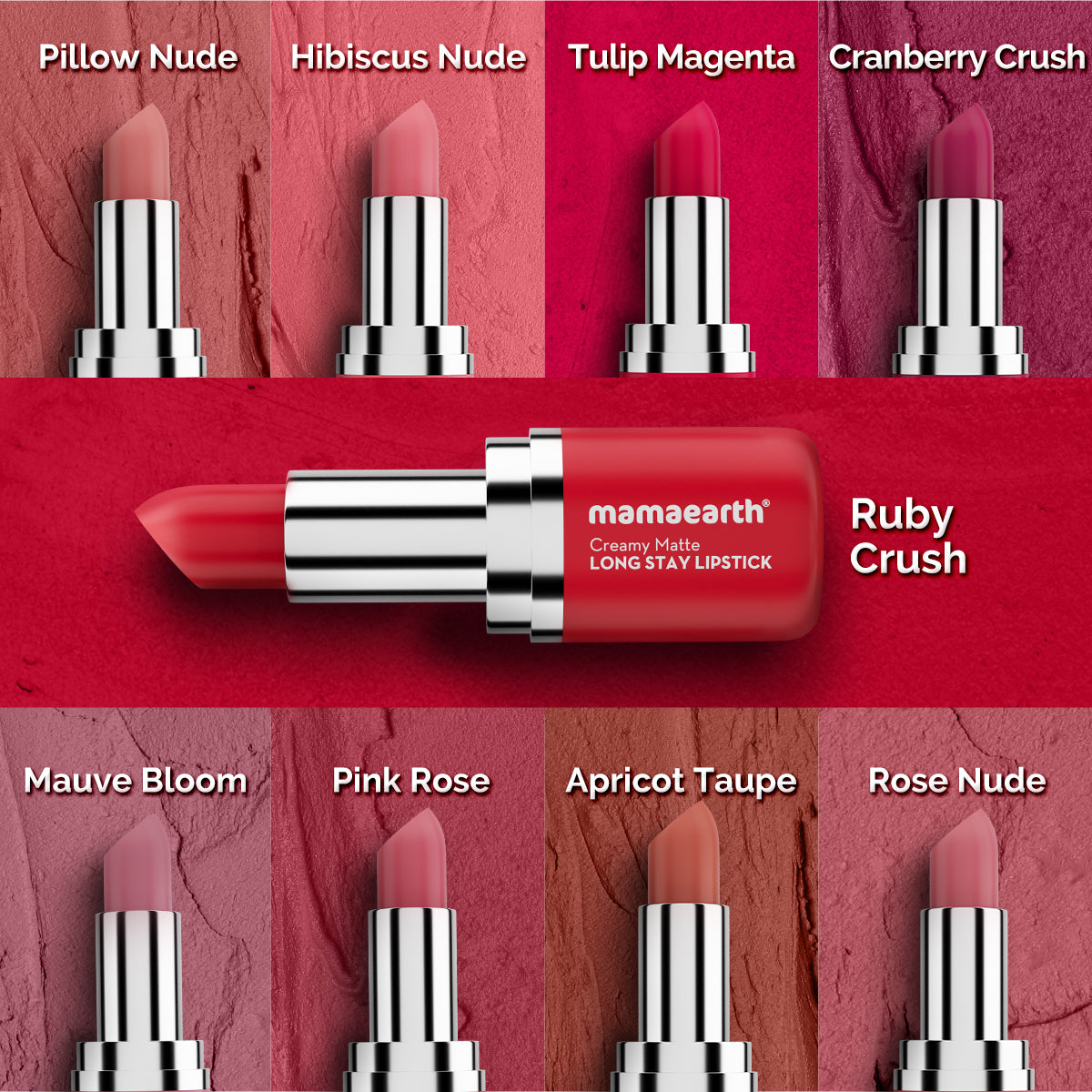 Creamy Matte Long Stay Lipstick 04 Mauve Bloom