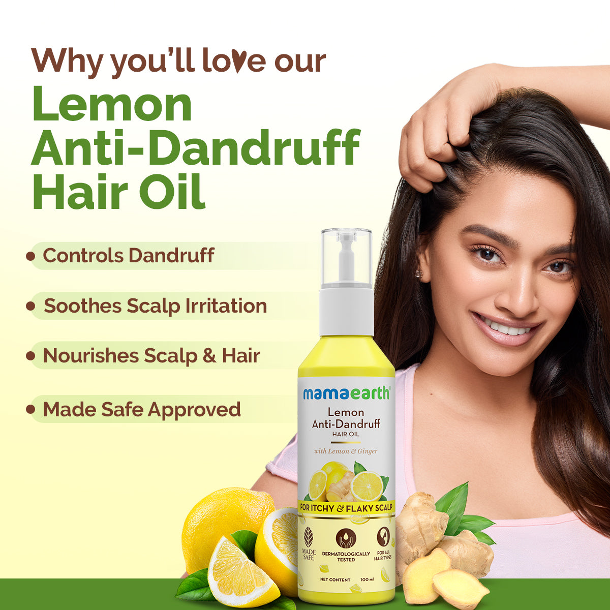 Lemon Anti-Dandruff Hair Oil