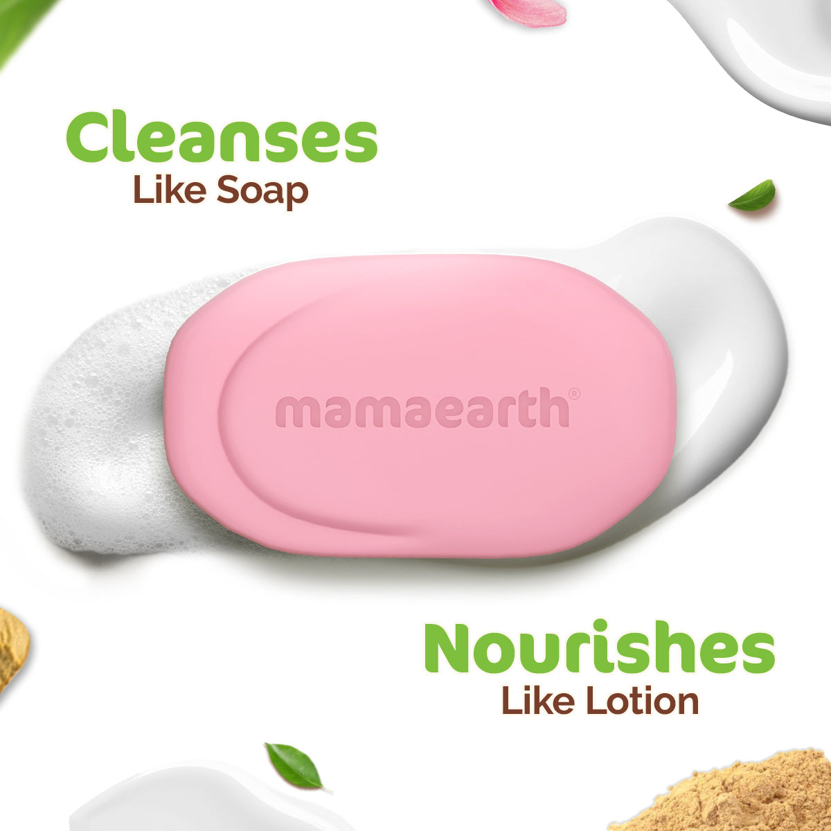 Mamaearth Multani Mitti Moisturizing Lotion Soap Pack of 4 x 4