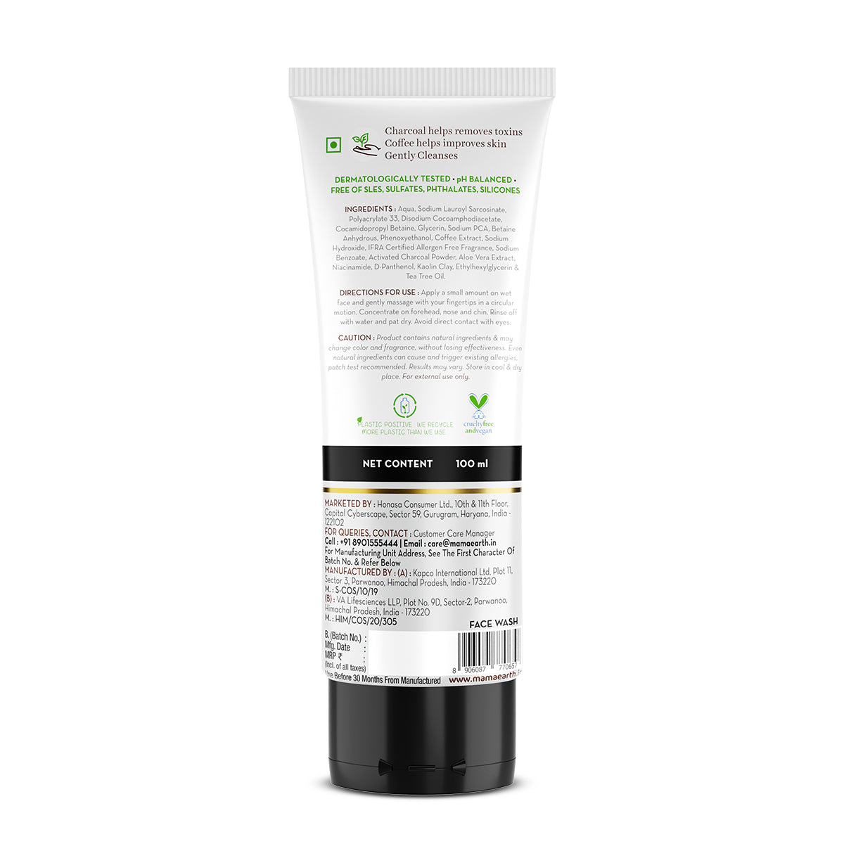 charcoal face wash benefits