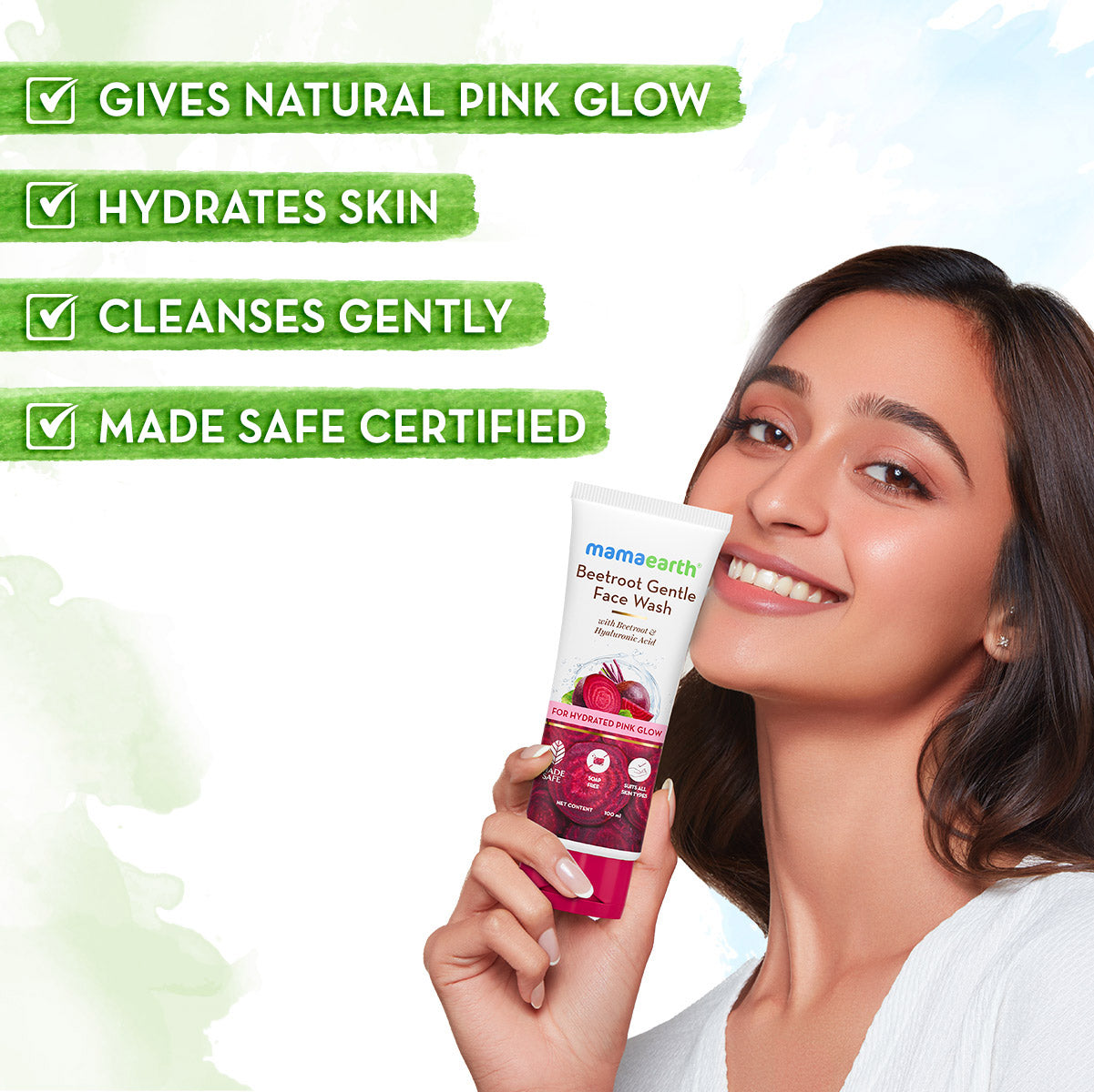 Mamaearth Beetroot Gentle Face Wash 100 ml