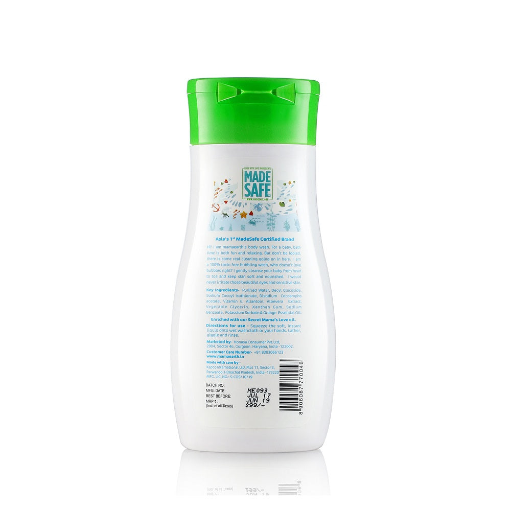 Mamaearth deeply nourishing body wash for kids