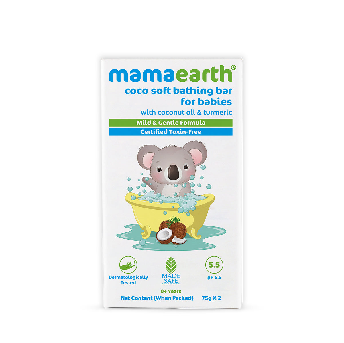 Coco Soft Bathing Bar For Babies (75 G*2)