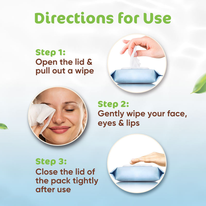 Micellar Gentle Makeup Remover Wipes, 30 N