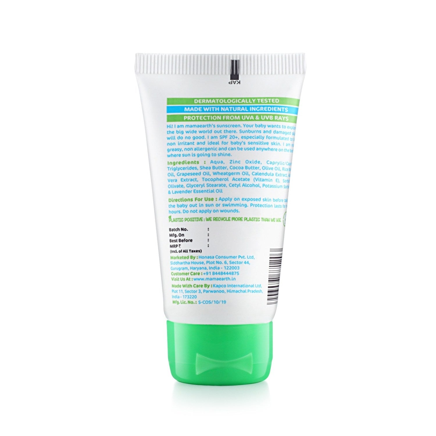 Mamaearth Mineral Based Sunscreen
