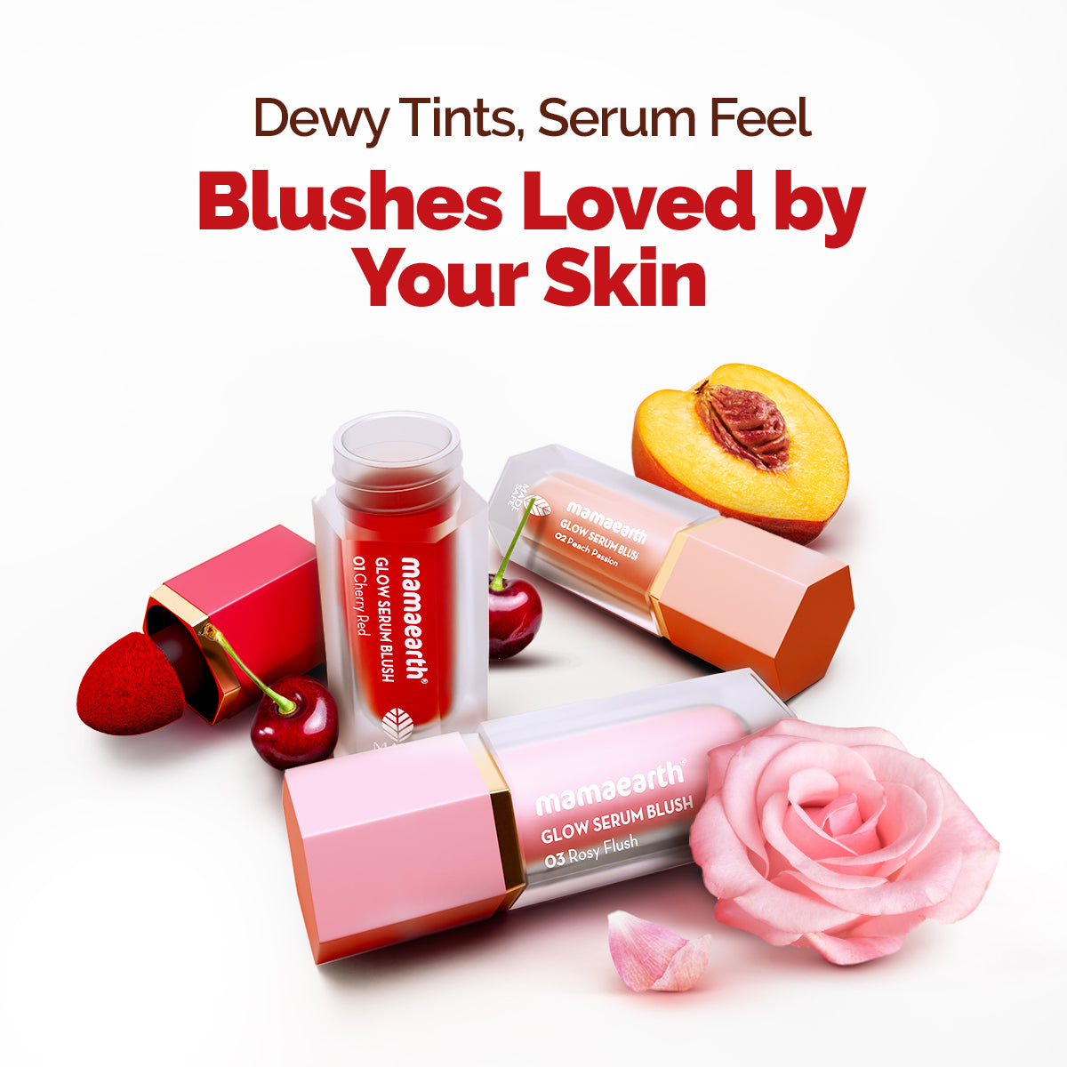 Glow Serum Blush 01 Cherry Red