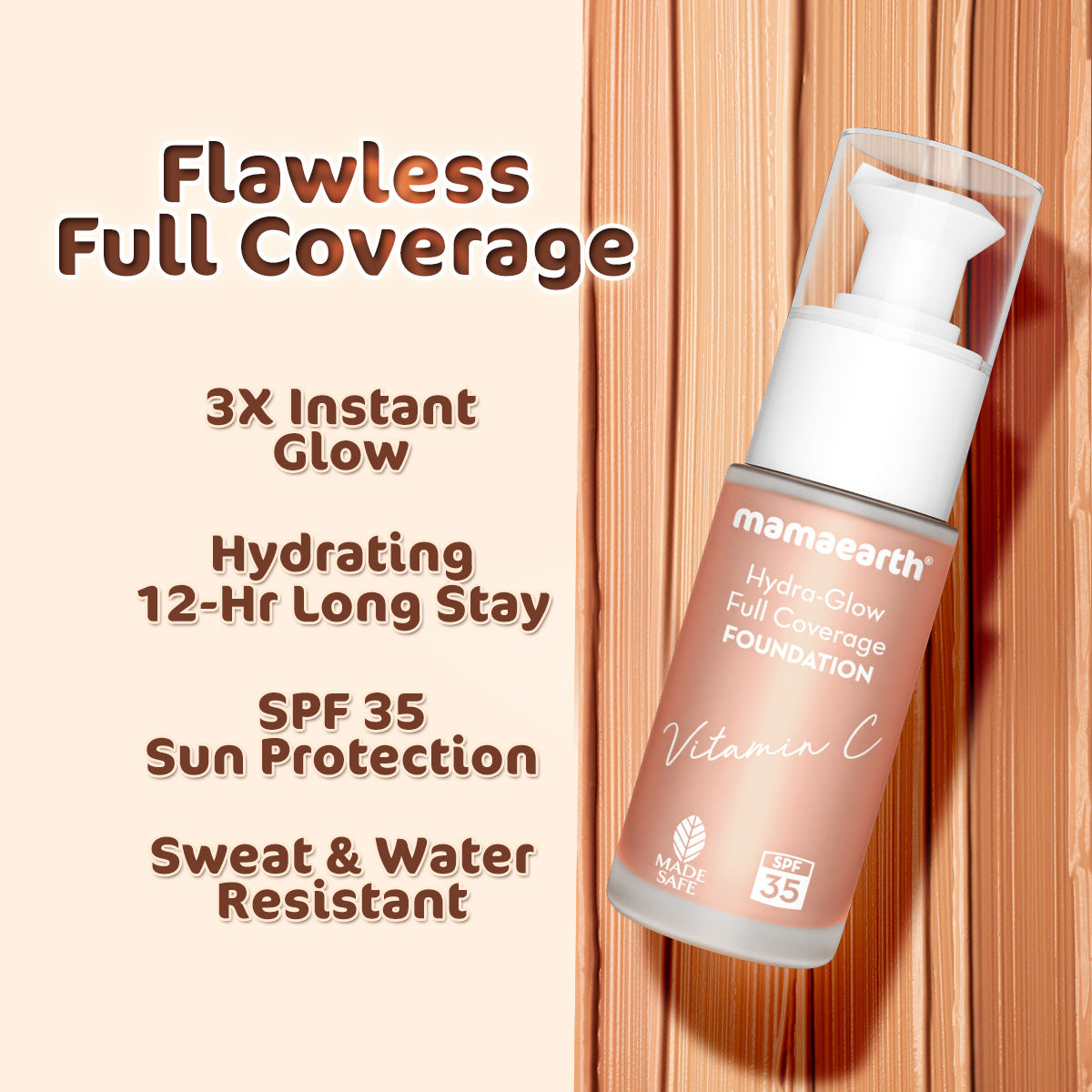 Hydra-Glow Full Coverage Foundation 01 Ivory Glow