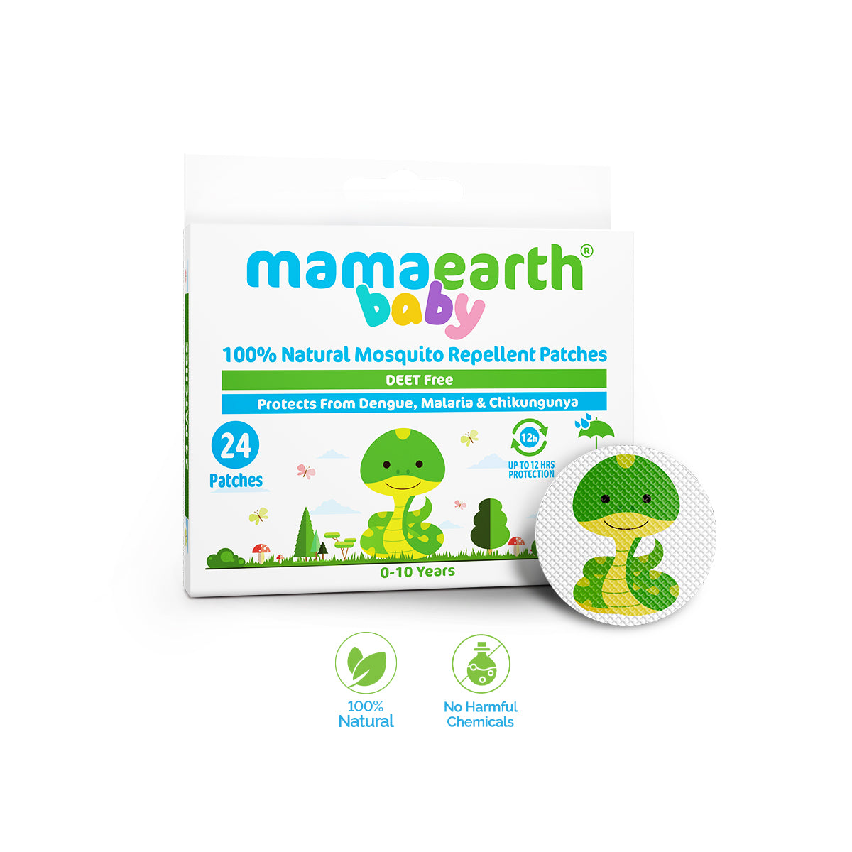 Baby 100% Natural Mosquito Repellent Patches