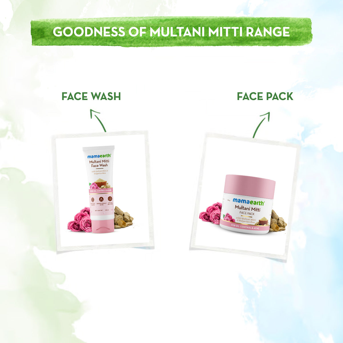 Mamaearth multani mitti range