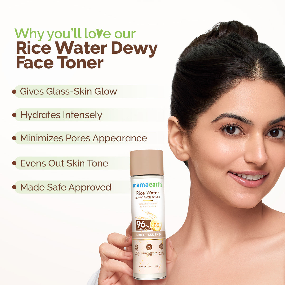 Mamaearth Rice Water Dewy Face Toner 150 ml