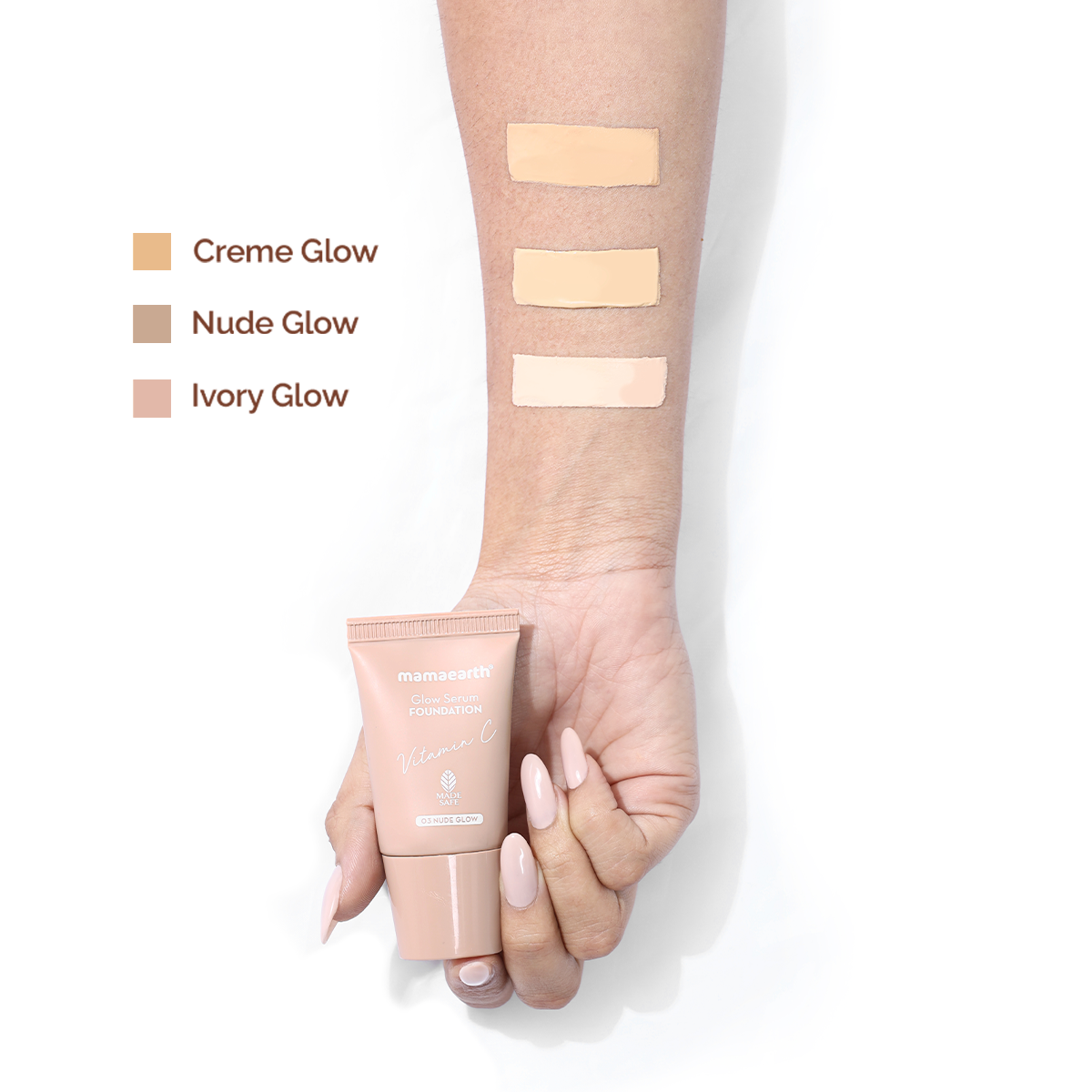 Mamaearth Glow Serum Foundation-01 Ivory Glow