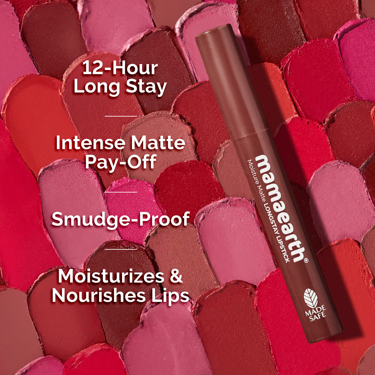 Moisture Matte Longstay Lipstick -16 Hazelnut Brown