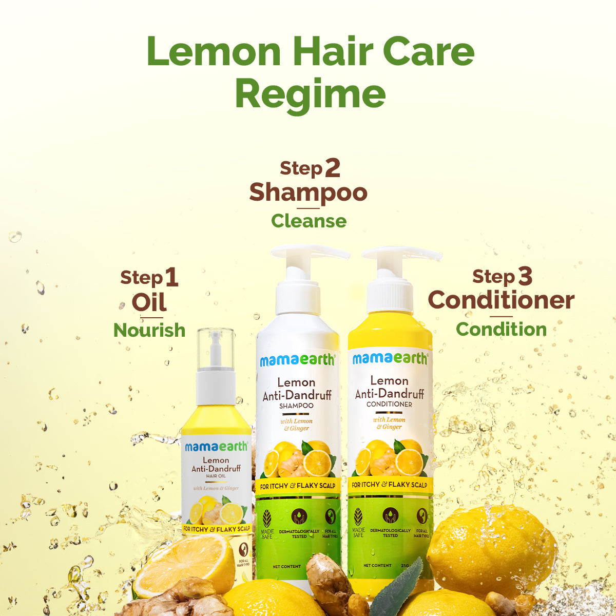 Lemon Anti-Dandruff Hair Oil
