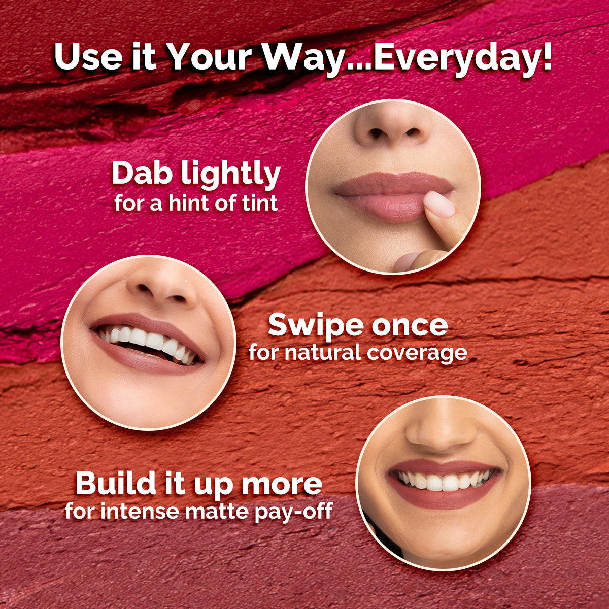 Moisture Matte Longstay Lipstick -16 Hazelnut Brown
