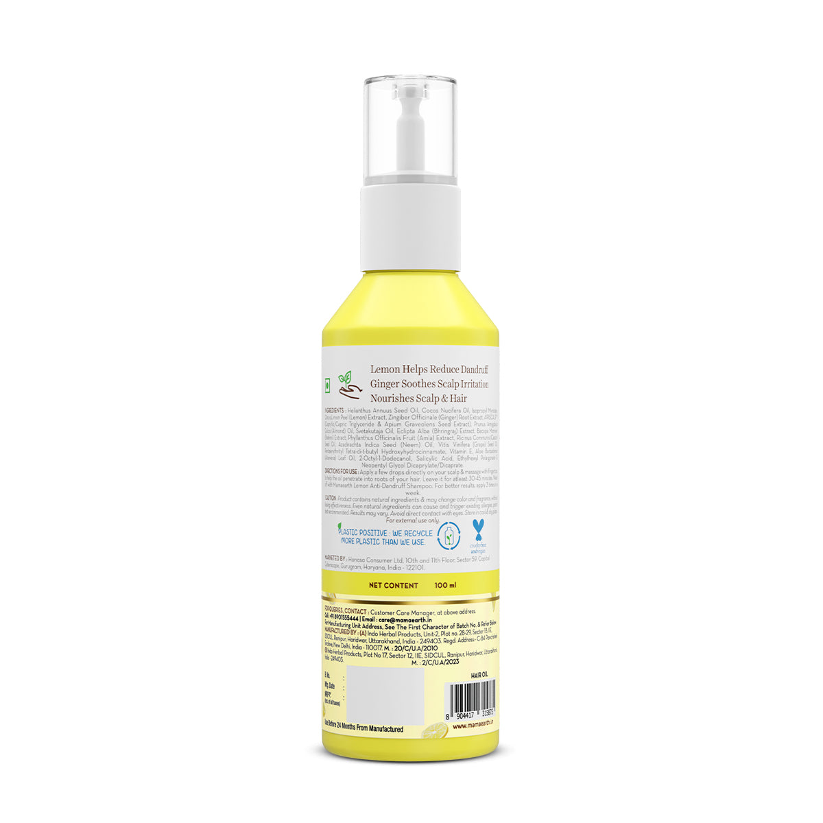 Lemon Anti-Dandruff Hair Oil