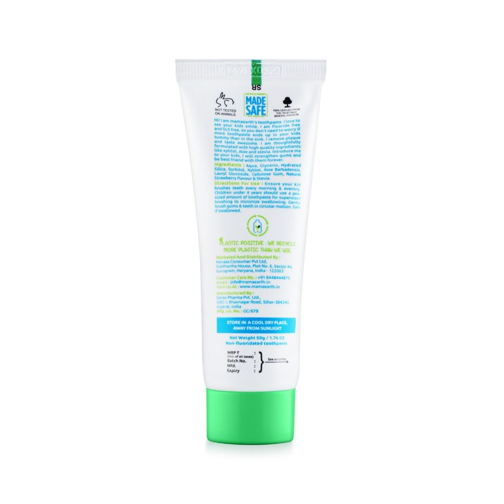 Mamaearth 100% Natural Berry Blast Toothpaste for Kids 50 gm