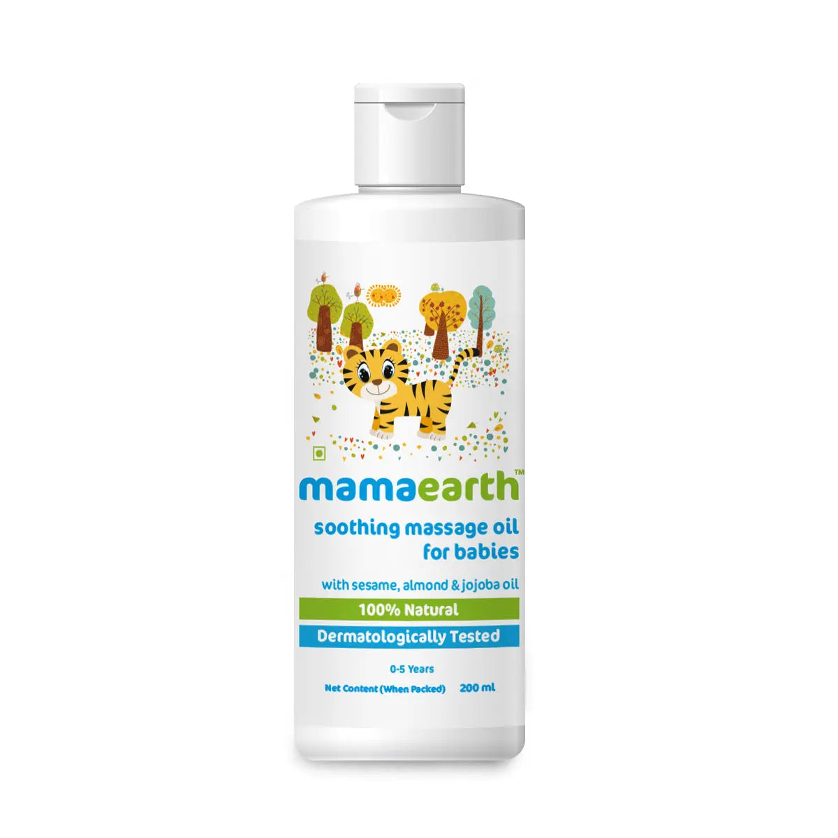 Mamaearth Soothing Massage Oil for Babies with Sesame Almond & Jojoba Oil 200 ml