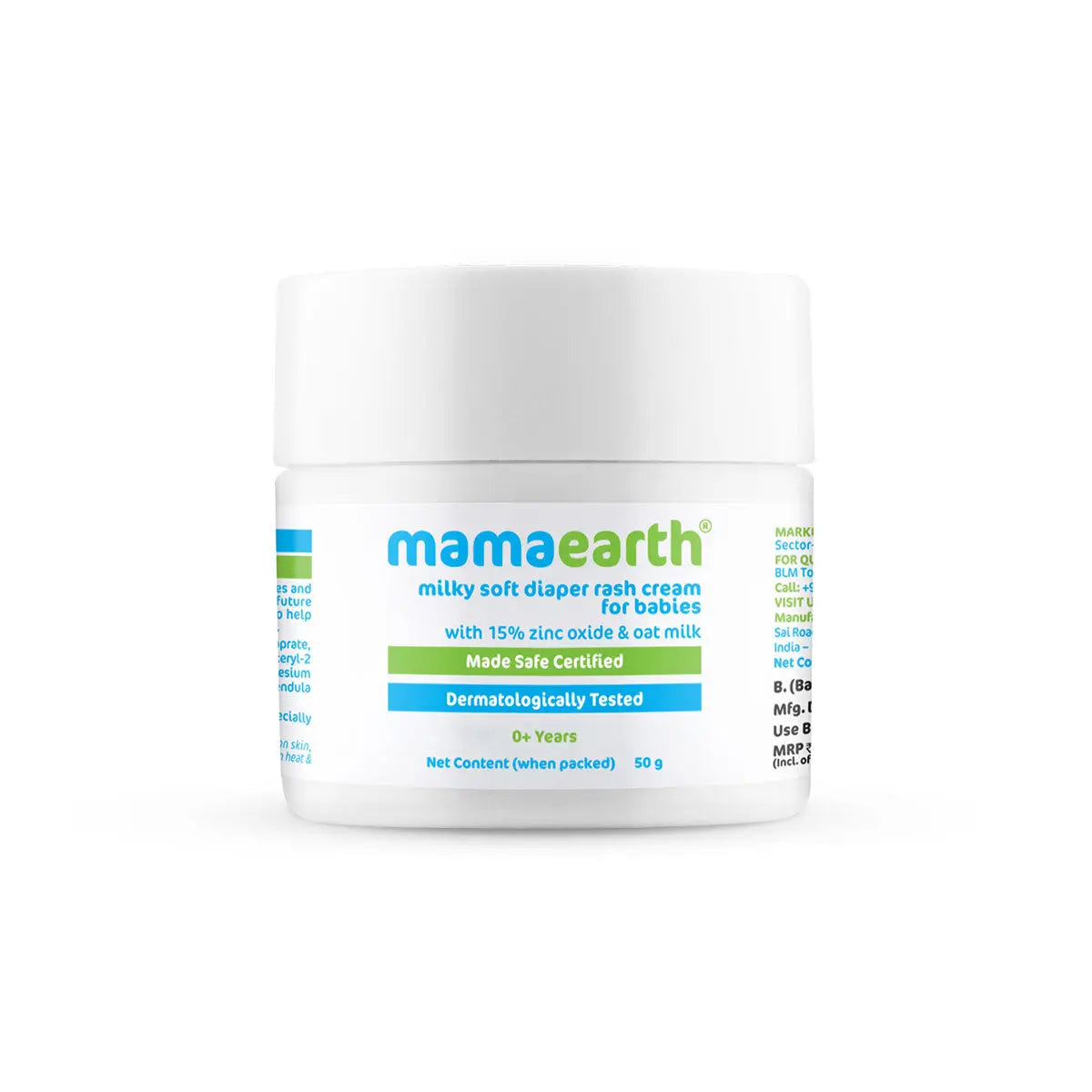 Milky Soft Diaper Rash Cream For Babies