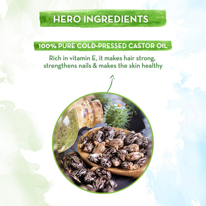castor oil for hair and face ingredients