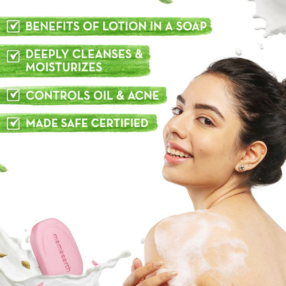 Mamaearth Multani Mitti Moisturizing Lotion Soap Pack of 4 x 4