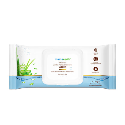 Micellar Gentle Makeup Remover Wipes, 30 N