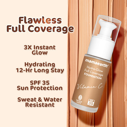 Hydra-Glow Full Coverage Foundation 03 Nude Glow