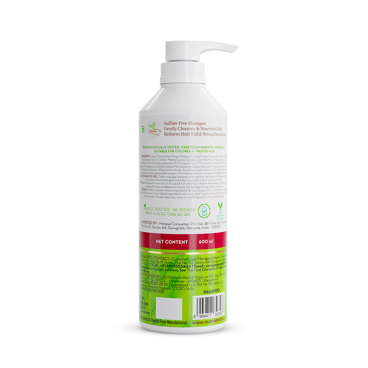 Mamaearth Onion Shampoo