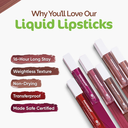 Feather Light Liquid Matte Lipstick- 06 Red Velvet