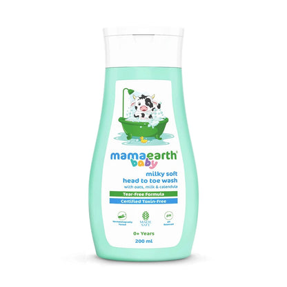Mamaearth Baby MilkySoft Head To Toe Wash