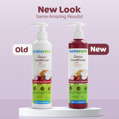 Mamaearth Onion Conditioner for Hair Growth and Hair Fall Control with Onion and Coconut
