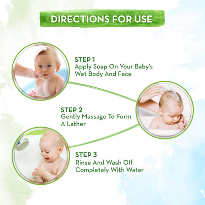 Milky Soft Bathing Bar for Babies with Oats, how to use