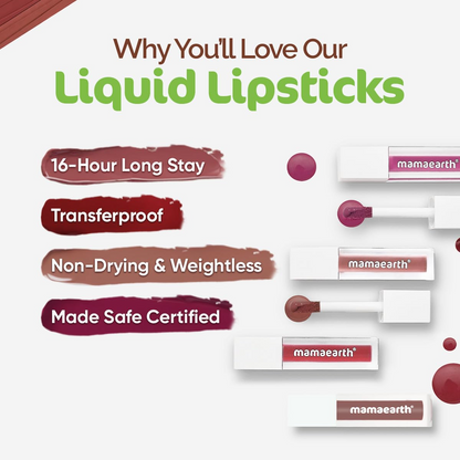 Feather Light Liquid Matte Lipstick Pack Of 4 Minis