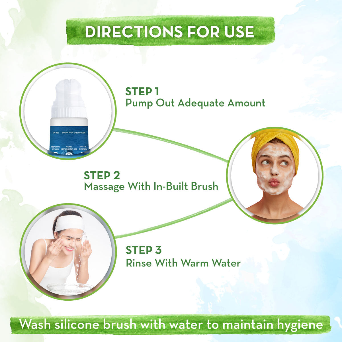 How to use Aqua Glow Face Wash