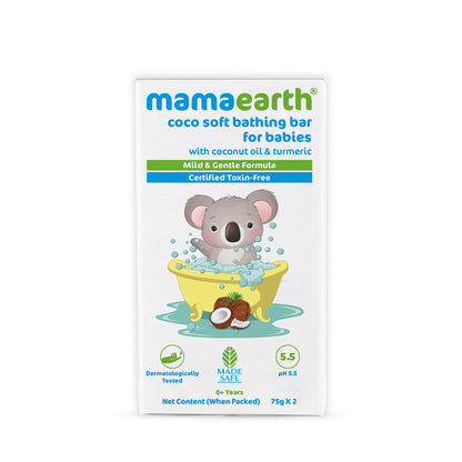 Coco Soft Bathing Bar For Babies (75 G*2)