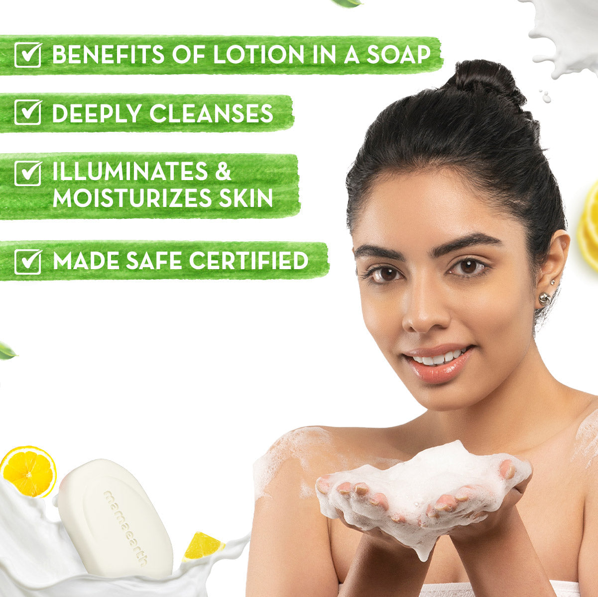 Vitamin C Moisturizing Lotion Soap Pack of 4 x 4