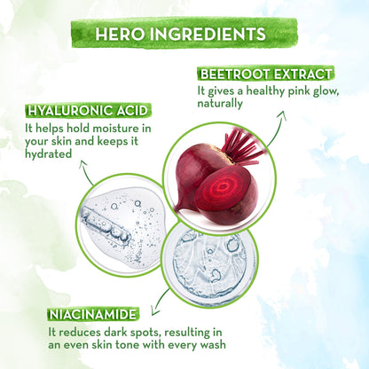 Mamaearth Beetroot Gentle Face Wash 100 ml