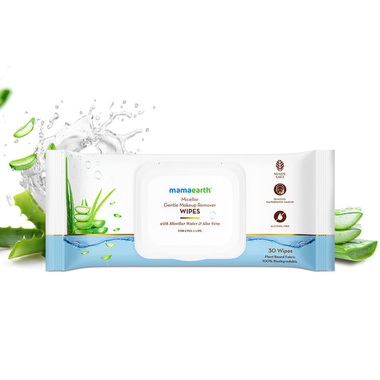 Micellar Gentle Makeup Remover Wipes, 30 N