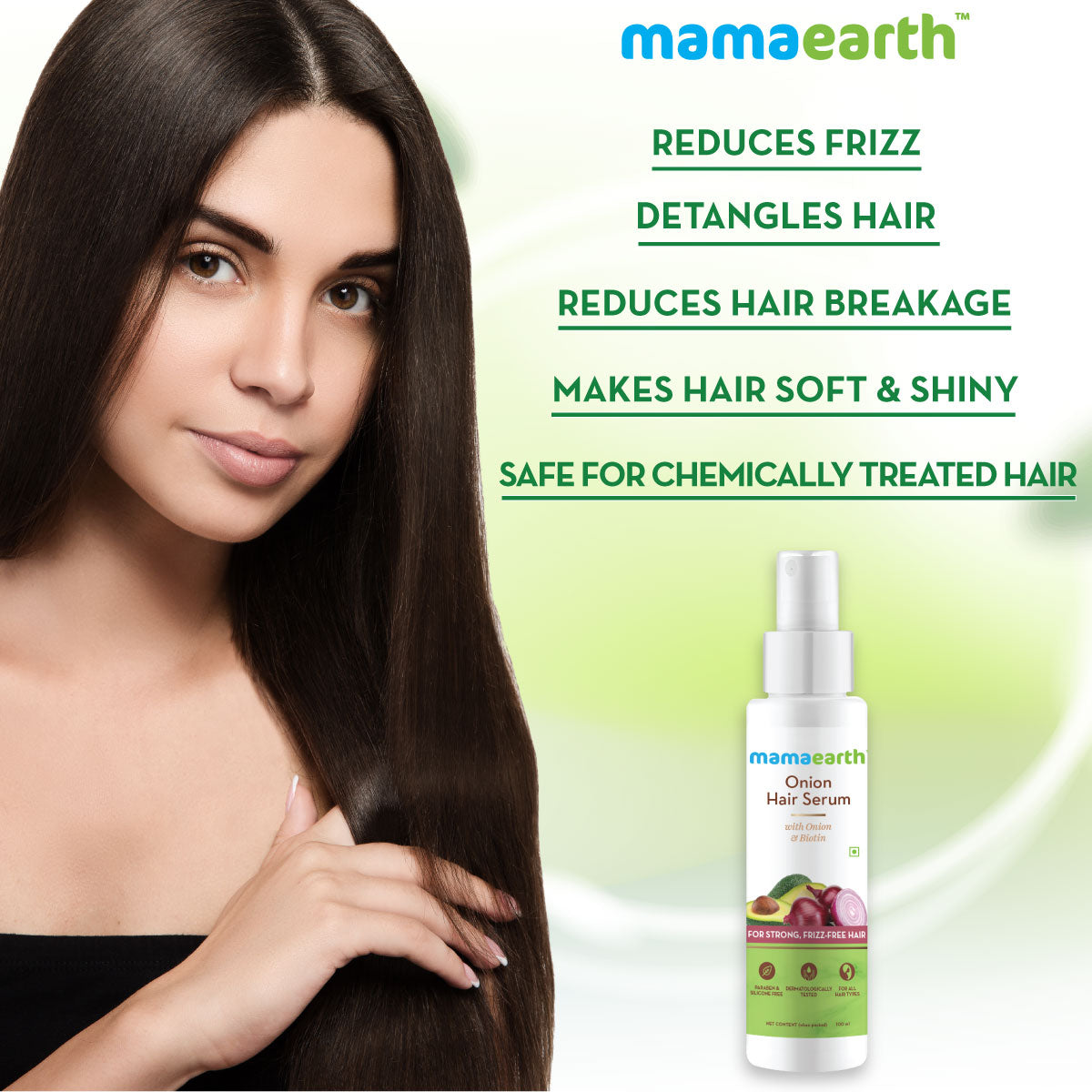 onion hair serum reduces frizz