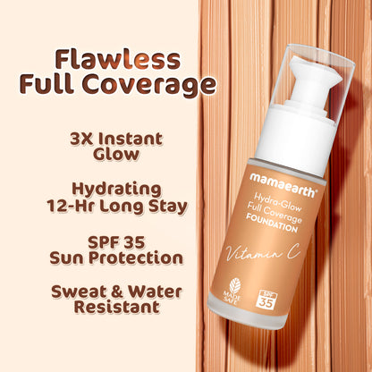 Hydra-Glow Full Coverage Foundation 04 Sun Glow