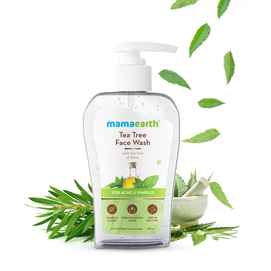 mamaearth neem & tea tree face wash
