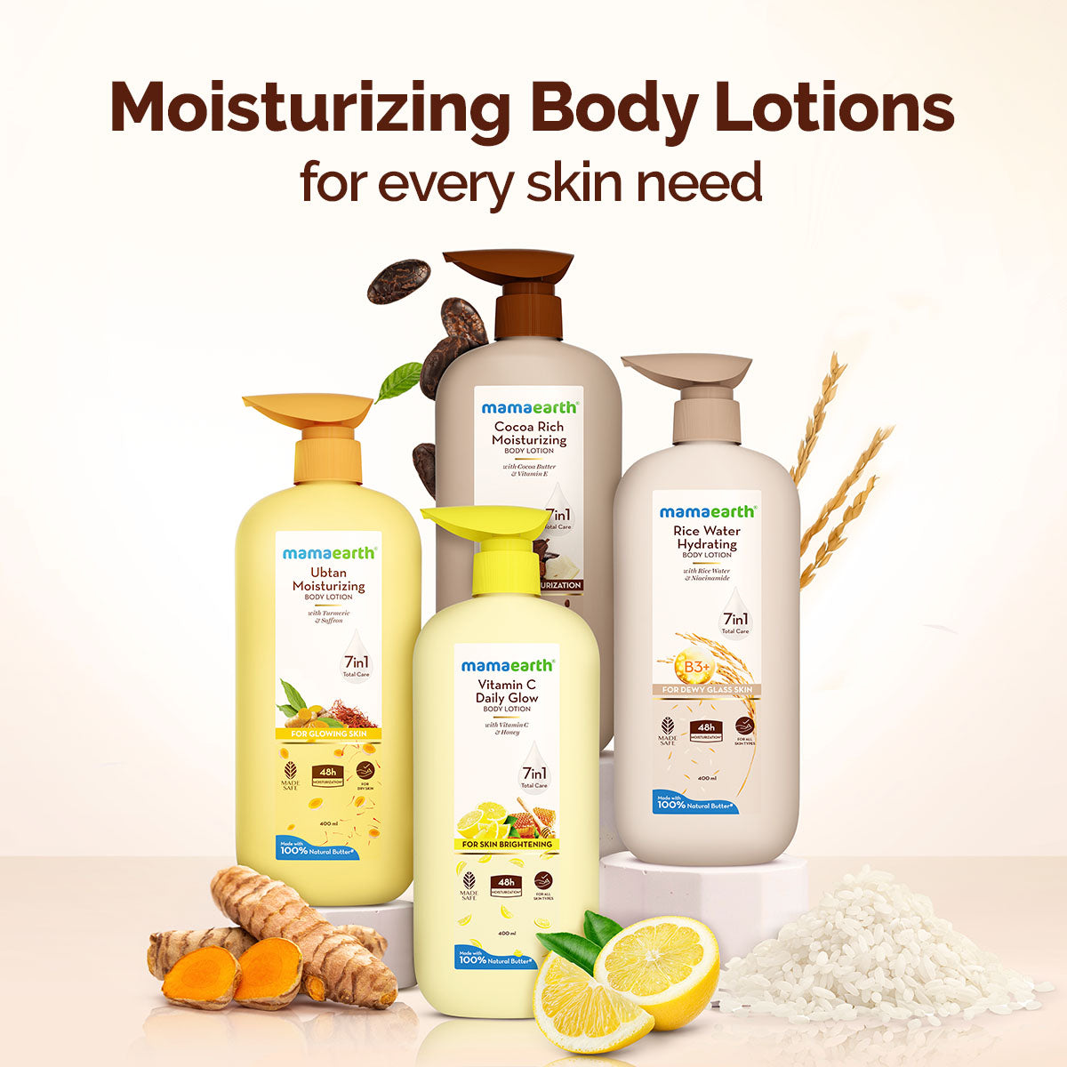 Mamaearth Cocoa Rich Moisturizing Body Lotion