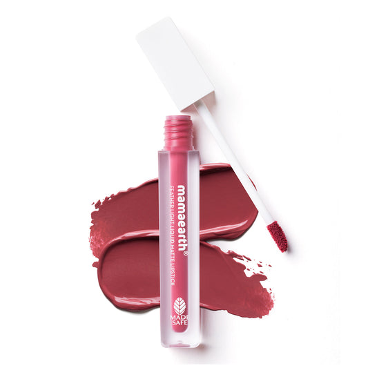 Feather Light Liquid Matte Lipstick- 04 Nude Rose