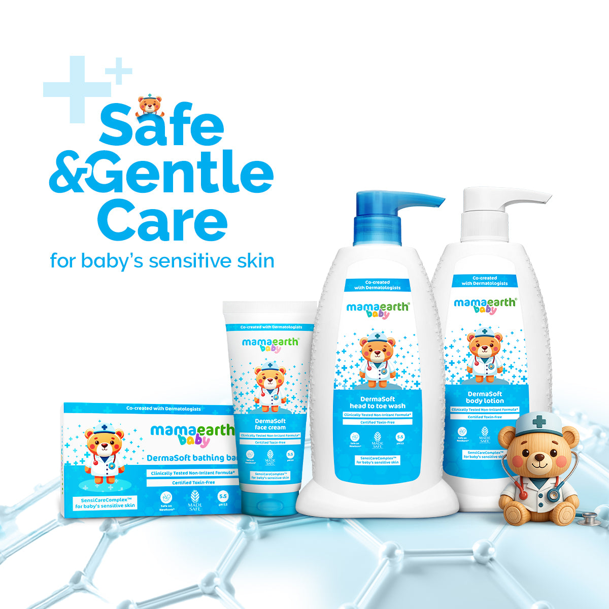 Baby Dermasoft Head To Toe Wash