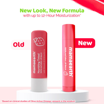 Mamaearth Nourishing Tinted 100% Natural Lip Balm with Vitamin E